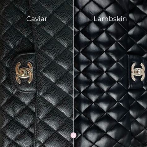 chanel caviar vs calfskin